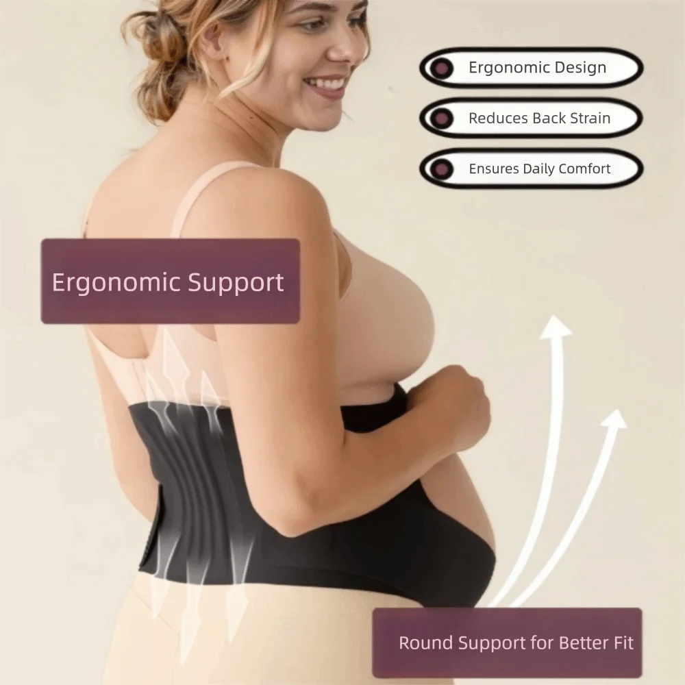 New One-Piece Maternity Belt Waist Care Adjustable Back Clothes Belt Thin Maternity Abdomen Brace Protector Pregnancy Support