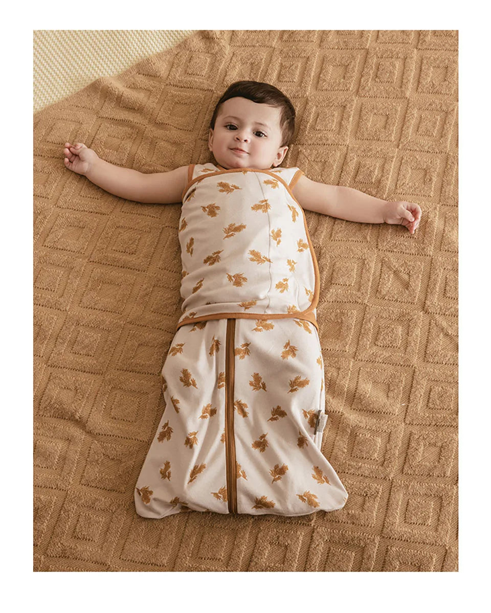 Sleeping Bag For Babies 0-6Months Newborn Baby Swaddle Removable Wrap Baby Sleep Sack Thin Sleeveless For Discharge Summer