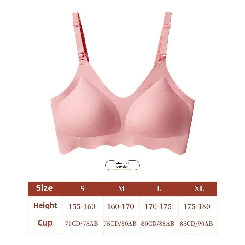 Maternity Nursing Bra Pregnant Women Front Open Button Breastfeeding Bras One-piece Convenient Feeding Pregnancy Dropshiping