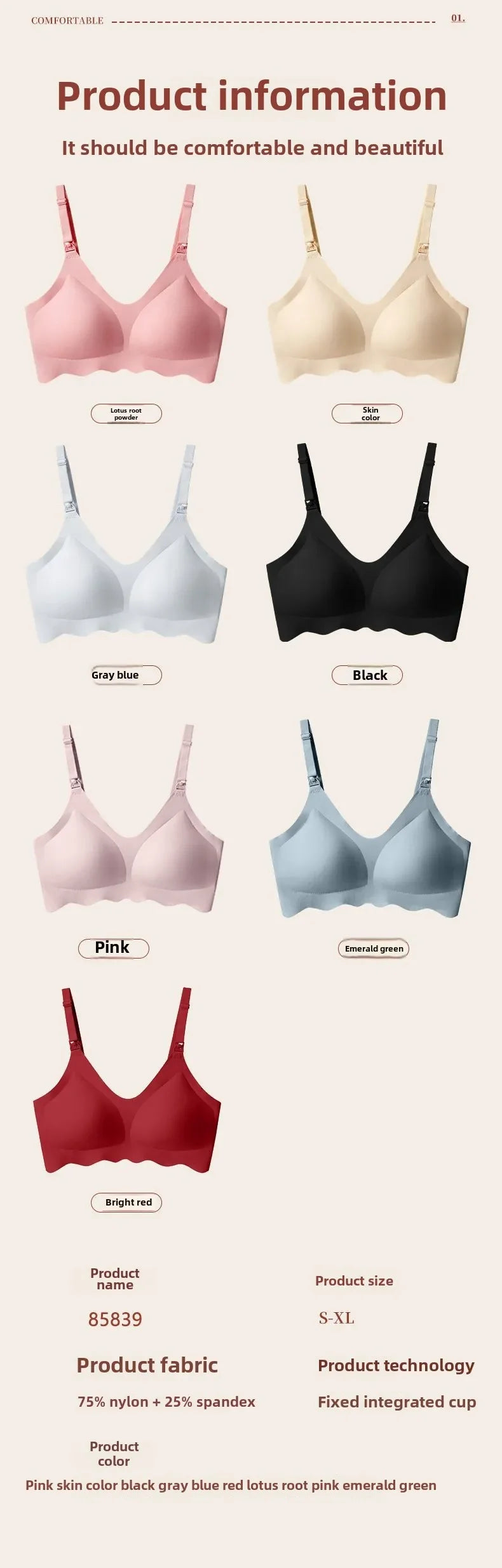 Maternity Nursing Bra Pregnant Women Front Open Button Breastfeeding Bras One-piece Convenient Feeding Pregnancy Dropshiping