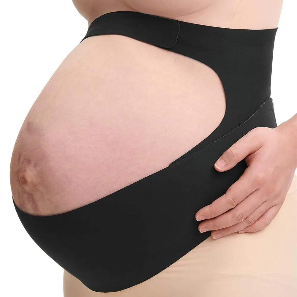 New One-Piece Maternity Belt Waist Care Adjustable Back Clothes Belt Thin Maternity Abdomen Brace Protector Pregnancy Support