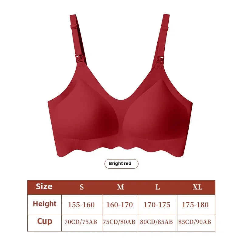 Maternity Nursing Bra Pregnant Women Front Open Button Breastfeeding Bras One-piece Convenient Feeding Pregnancy Dropshiping