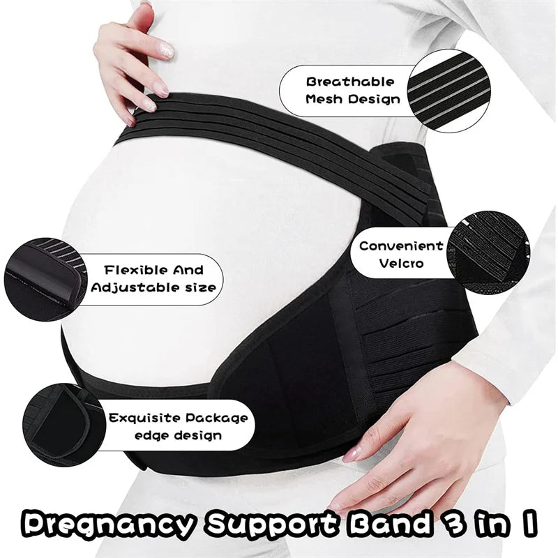 Pregnant Women Support Belly Adjustable Waist Care Maternity Belt Abdomen Brace Protector Pregnancy Accessories for Unborn Baby